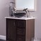 Novatto GODERE Glass Vessel Bathroom Sink Set, Brushed Nickel NSFC-023001BN - alternate 6